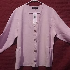JONES NEW YORK Long-Sleeve Button Front Cardigan